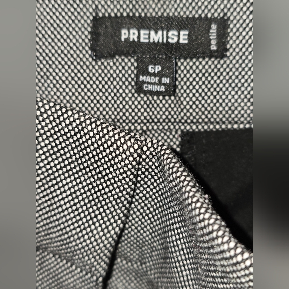 Premise Petite Gray Dress Pants Women’s 6P - Picture 4 of 5